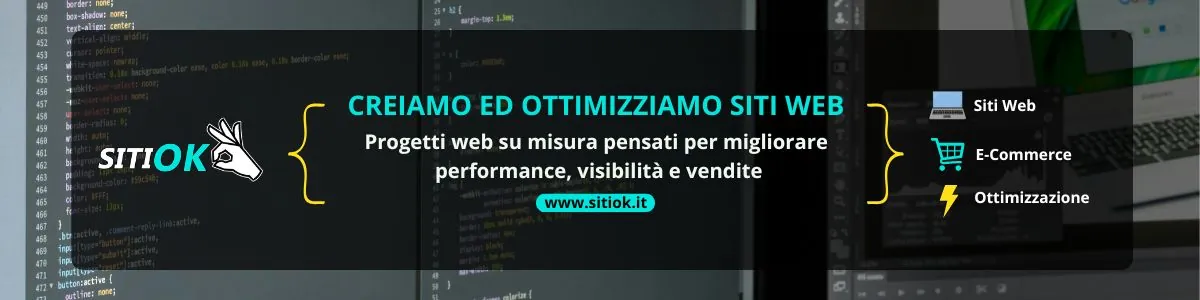 Pubblicità - sitiok.it realizzazione siti e-commerce
